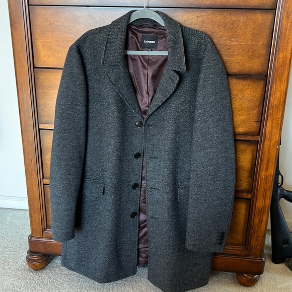 Express Jackets & Coats Mens Express Trench Coat Poshmark